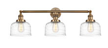  205-BB-G713 - Bell - 3 Light - 32 inch - Brushed Brass - Bath Vanity Light