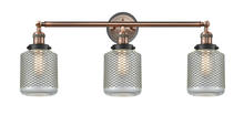  205BP-ACBK-G262 - Stanton - 3 Light - 32 inch - Antique Copper - Bath Vanity Light