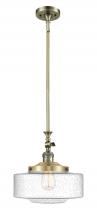  206-AB-G694-12 - Bridgeton - 1 Light - 12 inch - Antique Brass - Stem Hung - Mini Pendant