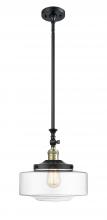  206-BAB-G692-12 - Bridgeton - 1 Light - 12 inch - Black Antique Brass - Stem Hung - Mini Pendant