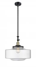  206-BAB-G692-16 - Bridgeton - 1 Light - 16 inch - Black Antique Brass - Stem Hung - Mini Pendant