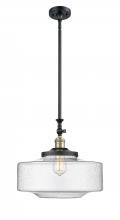  206-BAB-G694-16 - Bridgeton - 1 Light - 16 inch - Black Antique Brass - Stem Hung - Mini Pendant