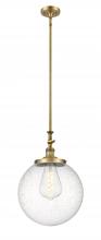  206-BB-G204-14 - Beacon - 1 Light - 12 inch - Brushed Brass - Stem Hung - Mini Pendant