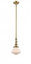  206-BB-G321 - Olean - 1 Light - 7 inch - Brushed Brass - Stem Hung - Mini Pendant