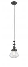  206-OB-G322 - Olean - 1 Light - 7 inch - Oil Rubbed Bronze - Stem Hung - Mini Pendant