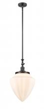  206-OB-G661-12 - Bullet - 1 Light - 12 inch - Oil Rubbed Bronze - Stem Hung - Mini Pendant