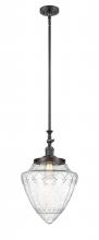  206-OB-G664-12 - Bullet - 1 Light - 12 inch - Oil Rubbed Bronze - Stem Hung - Mini Pendant