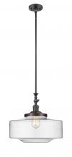  206-OB-G694-16 - Bridgeton - 1 Light - 16 inch - Oil Rubbed Bronze - Stem Hung - Mini Pendant