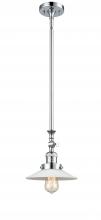  206-PC-G1 - Halophane - 1 Light - 9 inch - Polished Chrome - Stem Hung - Mini Pendant