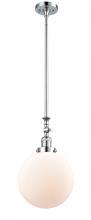  206-PC-G201-10 - Beacon - 1 Light - 10 inch - Polished Chrome - Stem Hung - Mini Pendant