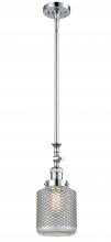  206-PC-G262 - Stanton - 1 Light - 6 inch - Polished Chrome - Stem Hung - Mini Pendant