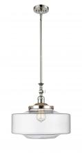  206-PN-G692-16 - Bridgeton - 1 Light - 16 inch - Polished Nickel - Stem Hung - Mini Pendant