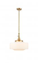  206-SG-G691-16 - Bridgeton - 1 Light - 16 inch - Satin Gold - Stem Hung - Mini Pendant