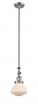  206-SN-G321 - Olean - 1 Light - 7 inch - Brushed Satin Nickel - Stem Hung - Mini Pendant