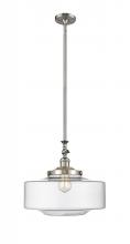  206-SN-G692-16 - Bridgeton - 1 Light - 16 inch - Brushed Satin Nickel - Stem Hung - Mini Pendant