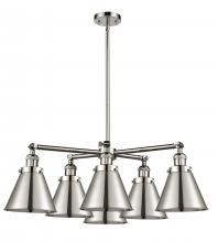  207-6CR-PN-M13-PN-LED - Appalachian 6 Light Chandelier