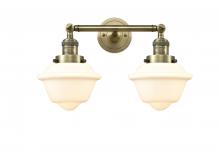  208-AB-G531-LED - Oxford - 2 Light - 17 inch - Antique Brass - Bath Vanity Light