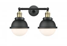  208-BAB-HFS-61-BK-LED - Hampden - 2 Light - 18 inch - Black Antique Brass - Bath Vanity Light