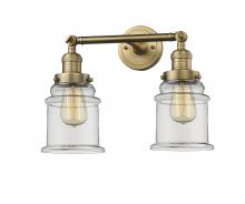  208-BB-G182-LED - Canton - 2 Light - 17 inch - Brushed Brass - Bath Vanity Light