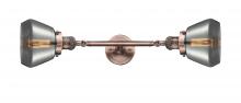  208L-AC-G173-LED - Fulton - 2 Light - 7 inch - Antique Copper - Bath Vanity Light