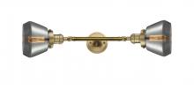  208L-BB-G173-LED - Fulton - 2 Light - 7 inch - Brushed Brass - Bath Vanity Light