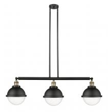  213-BAB-HFS-84-BK-LED - Hampden - 3 Light - 42 inch - Black Antique Brass - Stem Hung - Island Light