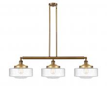  213-BB-G694-12 - Bridgeton - 3 Light - 44 inch - Brushed Brass - Stem Hung - Island Light