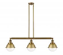  213-BB-HFS-62-BB-LED - Hampden - 3 Light - 40 inch - Brushed Brass - Stem Hung - Island Light