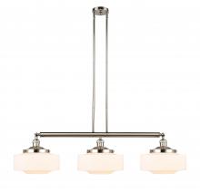  213-PN-G691-12 - Bridgeton - 3 Light - 44 inch - Polished Nickel - Stem Hung - Island Light