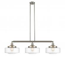  213-SN-G692-12 - Bridgeton - 3 Light - 44 inch - Brushed Satin Nickel - Stem Hung - Island Light