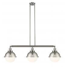  213-SN-HFS-81-SN-LED - Hampden - 3 Light - 42 inch - Brushed Satin Nickel - Stem Hung - Island Light