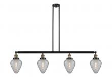  214-BAB-G165-LED - Geneseo - 4 Light - 52 inch - Black Antique Brass - Stem Hung - Island Light