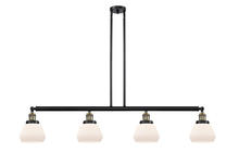  214-BAB-G171-LED - Fulton - 4 Light - 51 inch - Black Antique Brass - Stem Hung - Island Light