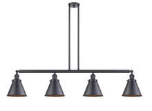  214-BK-M13-BK - Appalachian - 4 Light - 52 inch - Matte Black - Stem Hung - Island Light