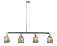  214-PC-G146 - Chatham - 4 Light - 51 inch - Polished Chrome - Stem Hung - Island Light