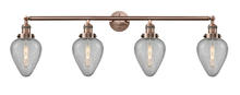  215-AC-G165 - Geneseo - 4 Light - 43 inch - Antique Copper - Bath Vanity Light