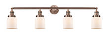  215-AC-G51 - Bell - 4 Light - 42 inch - Antique Copper - Bath Vanity Light