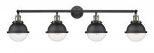  215-BAB-HFS-62-BK - Hampden - 4 Light - 46 inch - Black Antique Brass - Bath Vanity Light