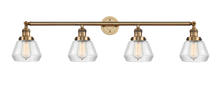  215-BB-G172 - Fulton - 4 Light - 43 inch - Brushed Brass - Bath Vanity Light