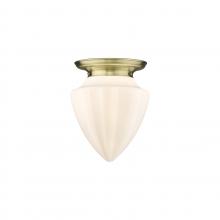  221-1F-AB-G661-12 - Beacon - 1 Light - 14 inch - Antique Brass - Flush Mount