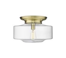  221-1F-AB-G692-16 - Bridgeton - 1 Light - 16 inch - Antique Brass - Flush Mount