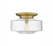  221-1F-BB-G692-16 - Bridgeton - 1 Light - 16 inch - Brushed Brass - Flush Mount