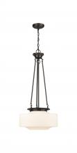  221-1P-OB-G691-16 - Bridgeton - 1 Light - 16 inch - Oil Rubbed Bronze - Chain Hung - Pendant