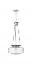  221-1P-PC-G694-16 - Bridgeton - 1 Light - 16 inch - Polished Chrome - Chain Hung - Pendant