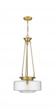  221-1P-SG-G694-16 - Bridgeton - 1 Light - 16 inch - Satin Gold - Chain Hung - Pendant