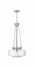  221-1P-SN-G692-16 - Bridgeton - 1 Light - 16 inch - Satin Nickel - Chain Hung - Pendant