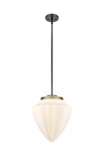  221-1S-BAB-G661-12 - Beacon - 1 Light - 16 inch - Black Antique Brass - Cord hung - Pendant