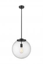  221-1S-BK-G204-14 - Beacon - 1 Light - 16 inch - Matte Black - Cord hung - Pendant