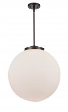  221-1S-OB-G201-18-LED - Beacon - 1 Light - 18 inch - Oil Rubbed Bronze - Cord hung - Pendant