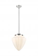  221-1S-PN-G661-12 - Beacon - 1 Light - 16 inch - Polished Nickel - Cord hung - Pendant